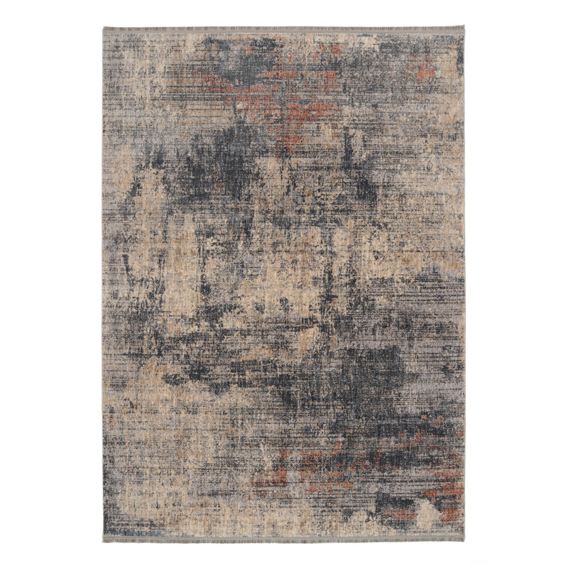 Kaniel Abstract Hand Woven Area Rug, Rectangle 80 x 150cm