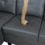 Canapé avec méridienne de 103,5 po de large avec repose-pieds Brevard-757663302-757663325
