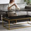 Table basse de salon de style américain