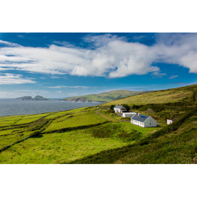 Houses At Ireland - Wrapped Canvas Print