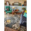 Morris Hand Tufted Wool Floral Area Rug in Blue-63003987