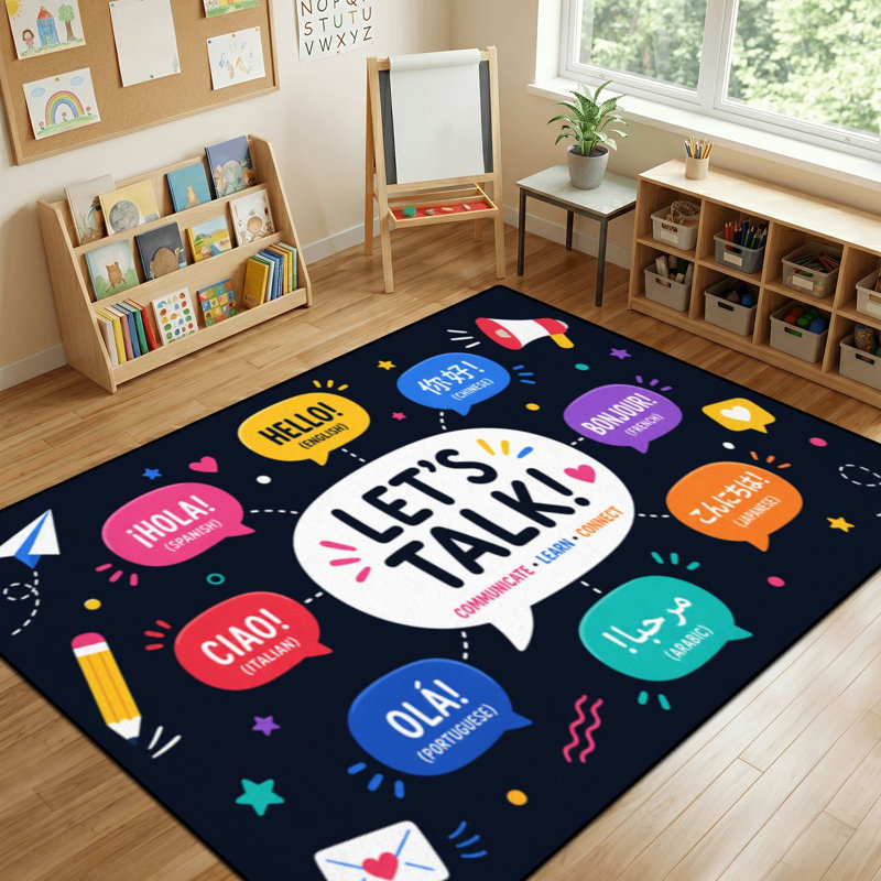 Floral Rug, Rectangle 10' x 8'