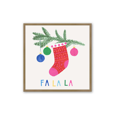 Chaussette de Noël joyeuse «I Print»