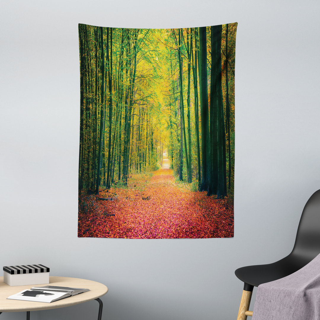 Wandbild Warmer Herbst Dramatische StraÃŸe