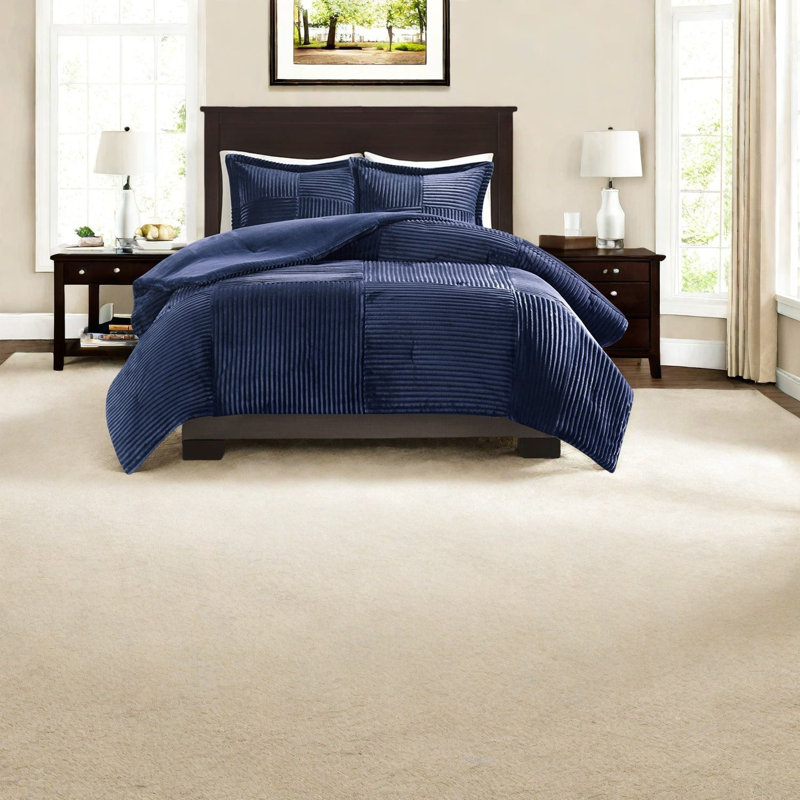 Ensemble de literie en duvet synthétique douillet Cozy Plush, de style moderne, parfait pour le confort de la maison