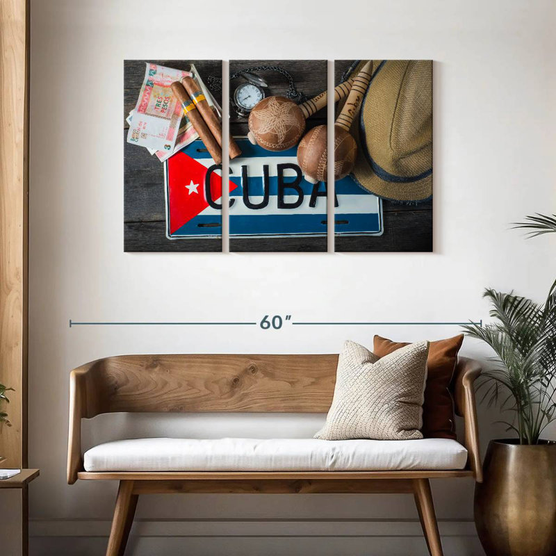 Syd All Things Cuba, H 28 po x l 45 po