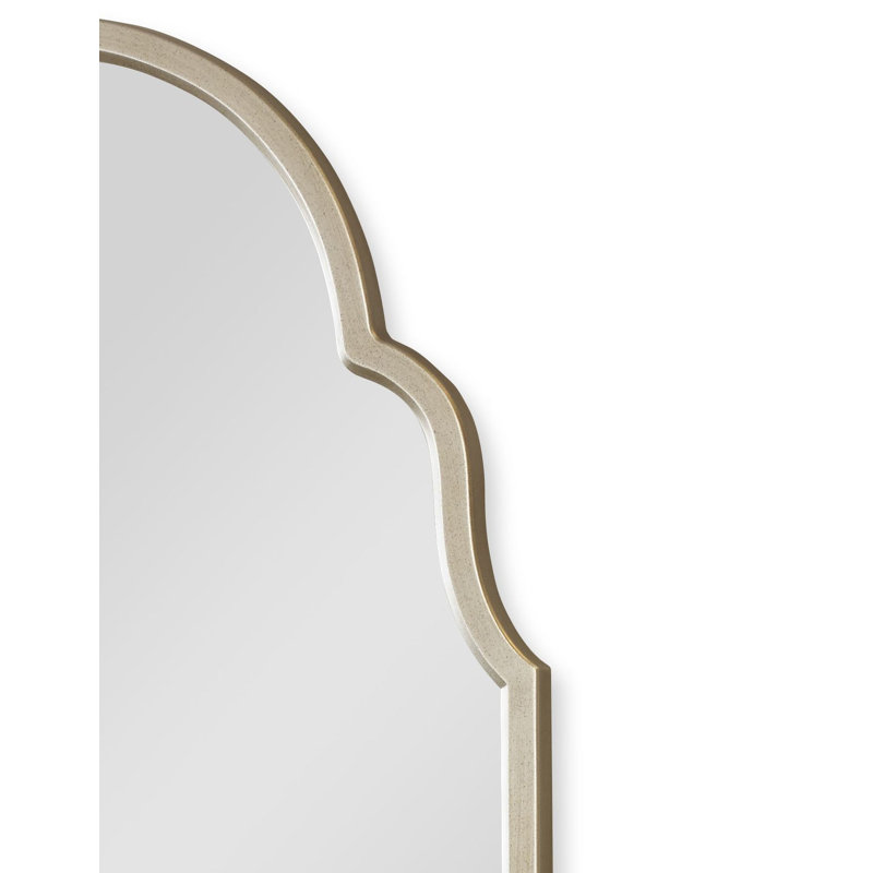 Miroir décoratif Zamora, Argent chaleureux
