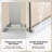 60"W X 60" H Double Sliding Frameless Tub Door With 5/16"(8mm) Clear Tempered Glass-129113659