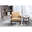 Fauteuil à bascule de lecture Mid-Century moderne, revêtu de velours, couleur principale kaki, capacité maximale de 250 lb, fauteuil d'installation facile à assembler, assemblage simple