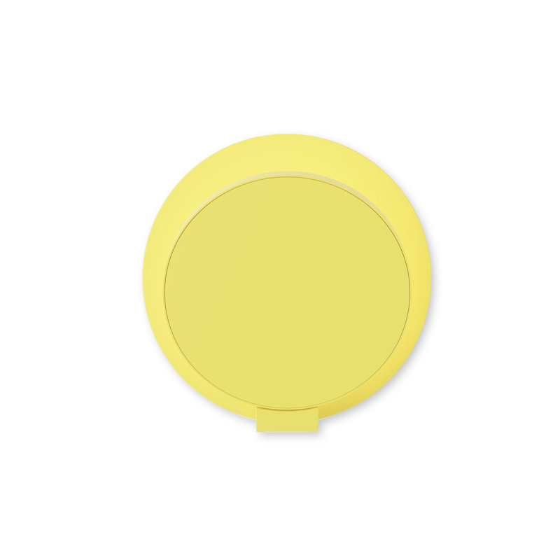 Yellow Circular LED Dimmable Wall Sconce
