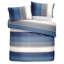 Polyester Striped Duvet Cover Set with Pillowcases-26953239-29192638