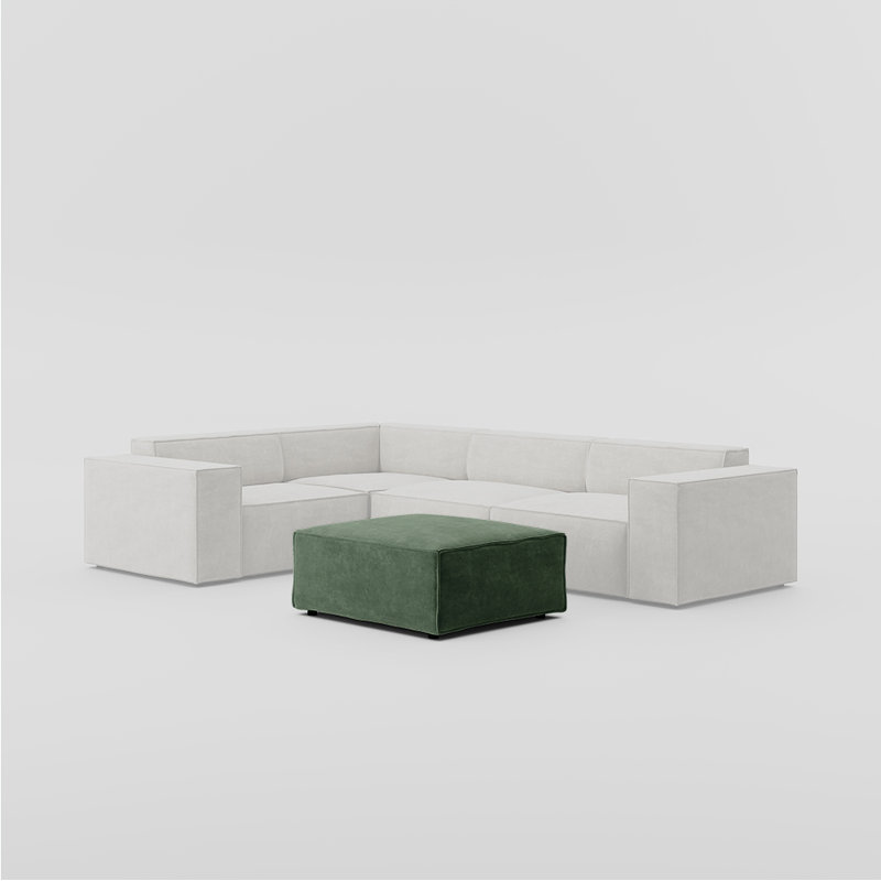 Canapé modulaire Minimalist, Vert