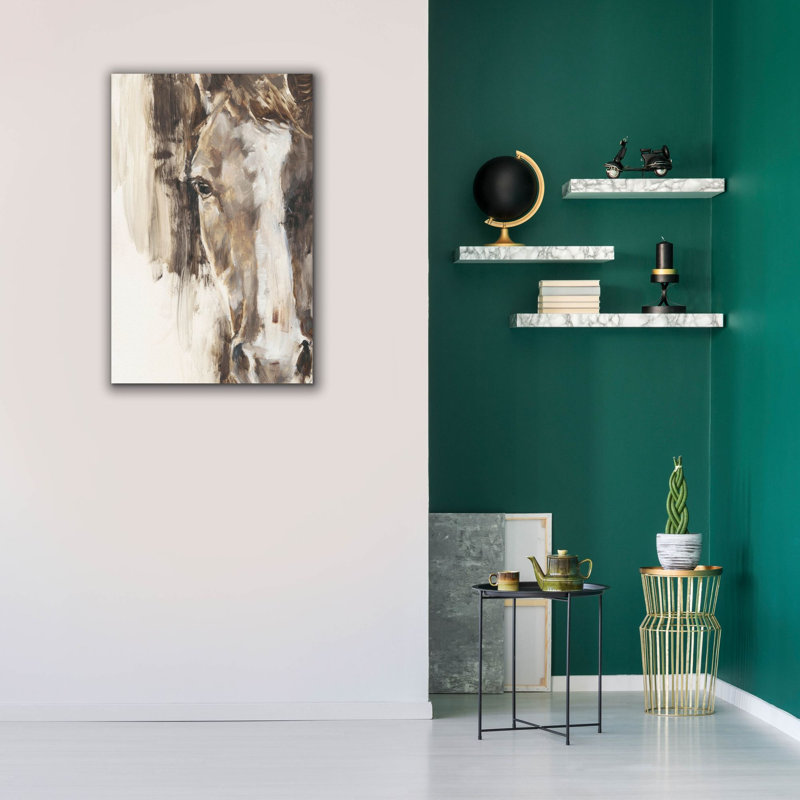  Art mural en toile, «Cr majorité équine étude 1» par Ethan Harper, 26 po x 40 po