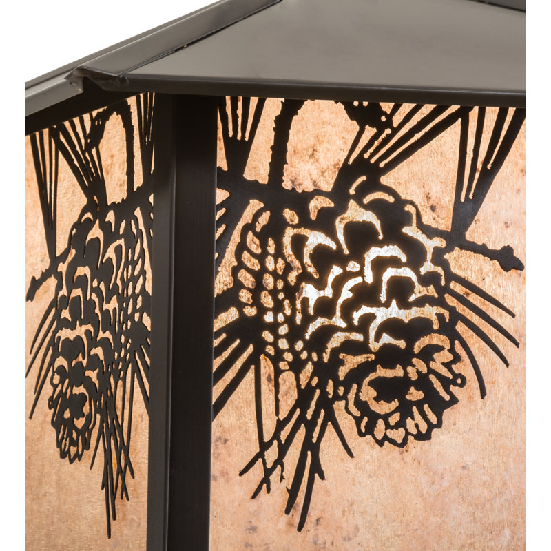 Wyndham 1 - Light Brown Lantern Pendant, 28.5" H x 23.5" W x 16.5" D