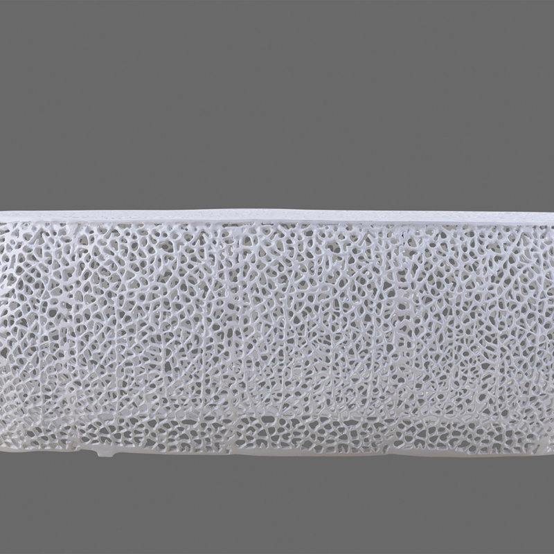 Table basse ovale, moderne et contemporaine, Blanc
