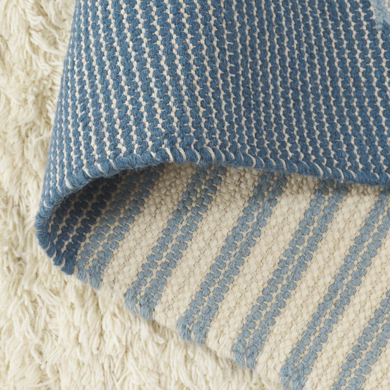 Kenya 278 Hand Woven 80% Wool; 20% Cotton Geometric Rug, Runner 2'3" x 8'