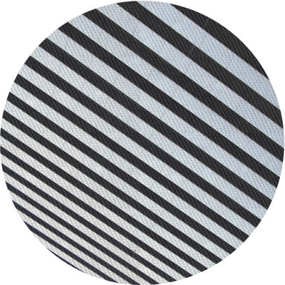 Tapis noir/beige à motifs