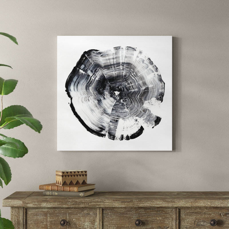 Tree Ring Abstract I by Ethan Harper - Wrapped Canvas Print, 76cm H x 76cm W