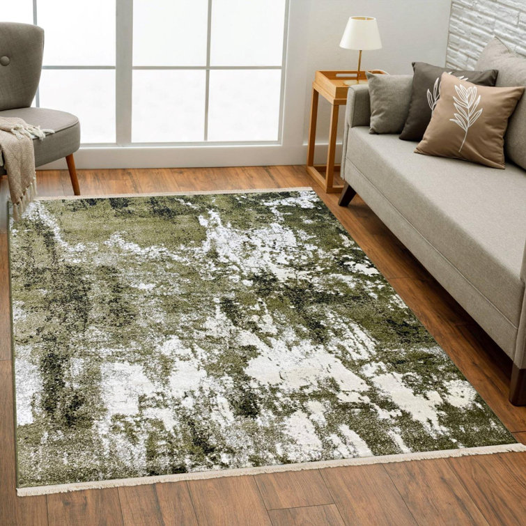 Tapis moderne à franges Modern