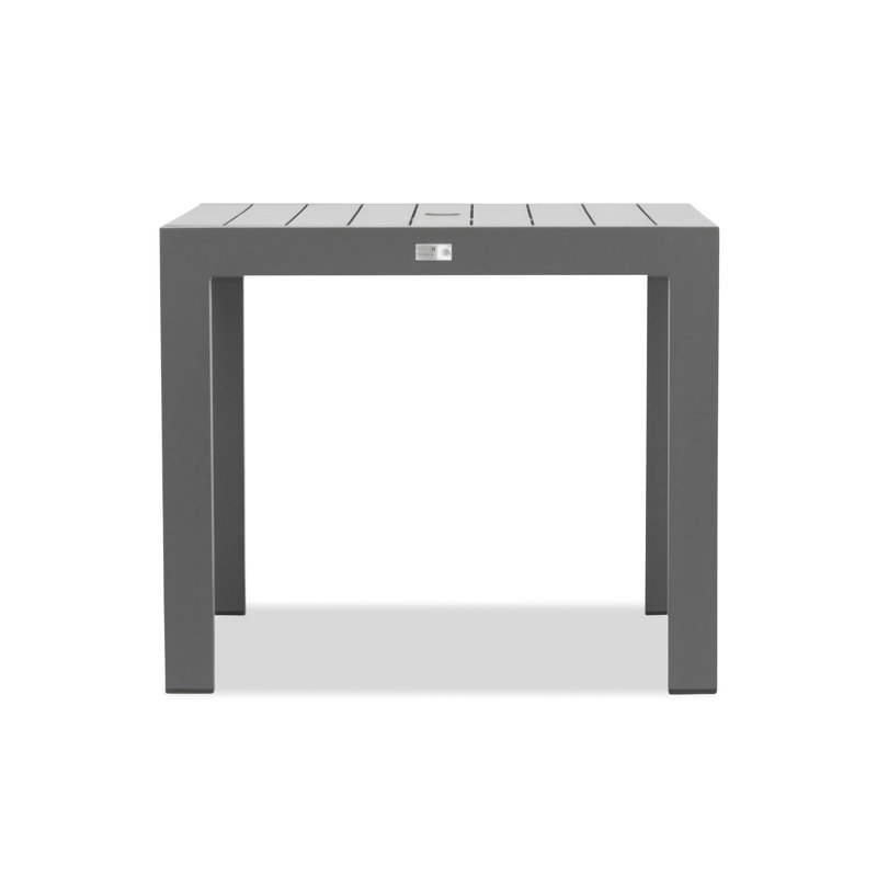 Dune Outdoor Square Dining Table, Slate