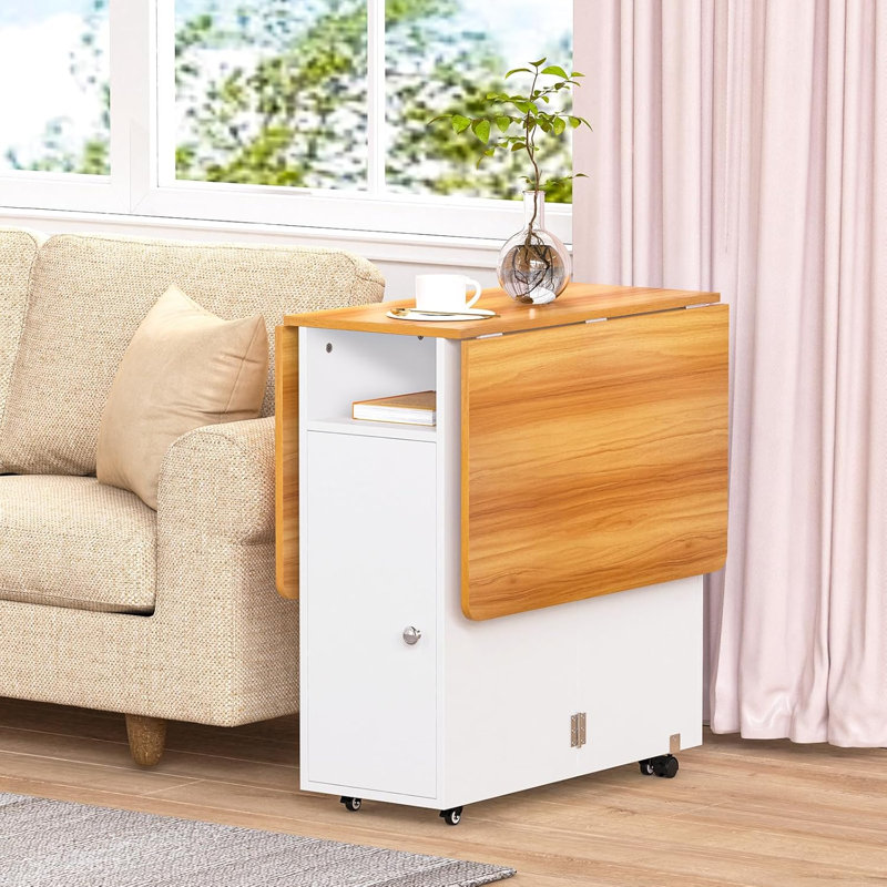MDF Writing Desk, Brown/White