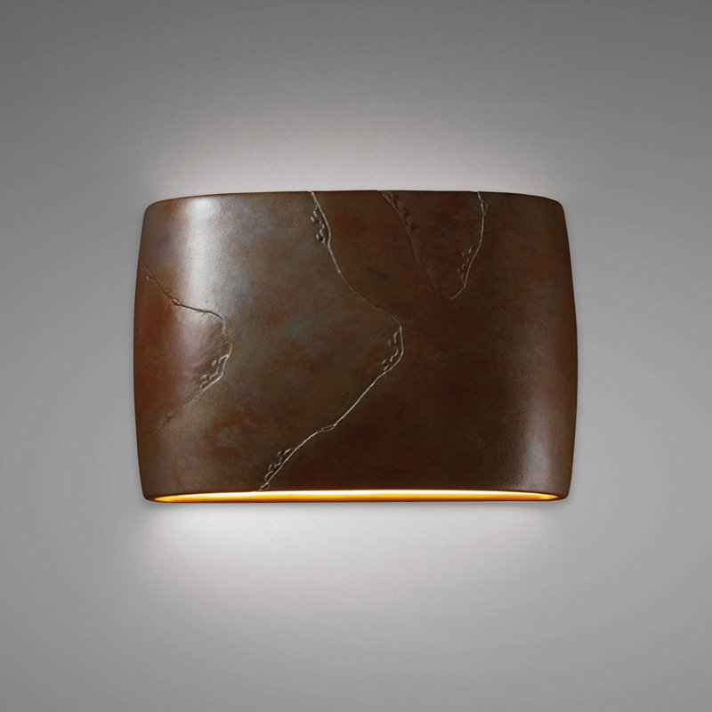 Ambiance Collection™ 2 - Light LED Outdoor Flush Mount, Tierra Red Slate