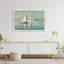 Sailboats At Sunrise Crop by Danhui Nai - Single Picture Frame Painting-88121010