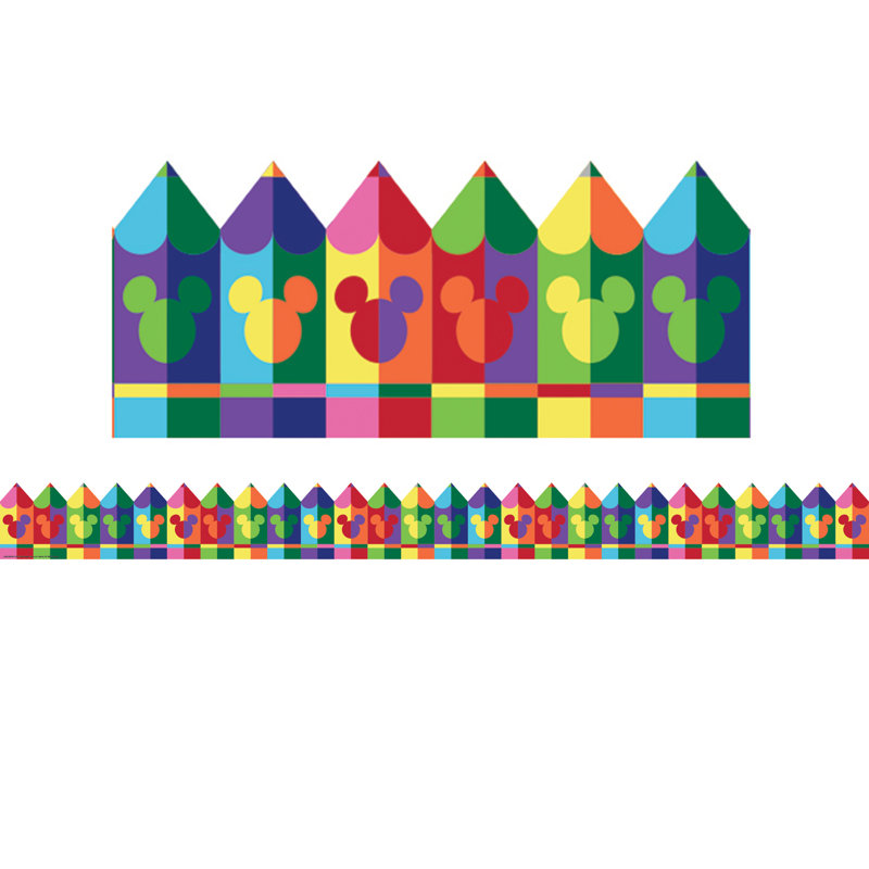 Garniture de crayons Geo Mickey