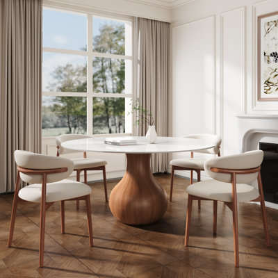 Otelia 7PCS Round Dining Table Chairs Set