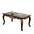 Coffee Table, Traditional Rectangle, Tobacco & Gold