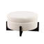 Repose-pieds beige