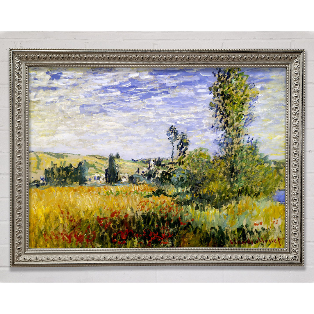 Felder von Claude Monet - Einzelne Bilderrahmen Kunstdrucke