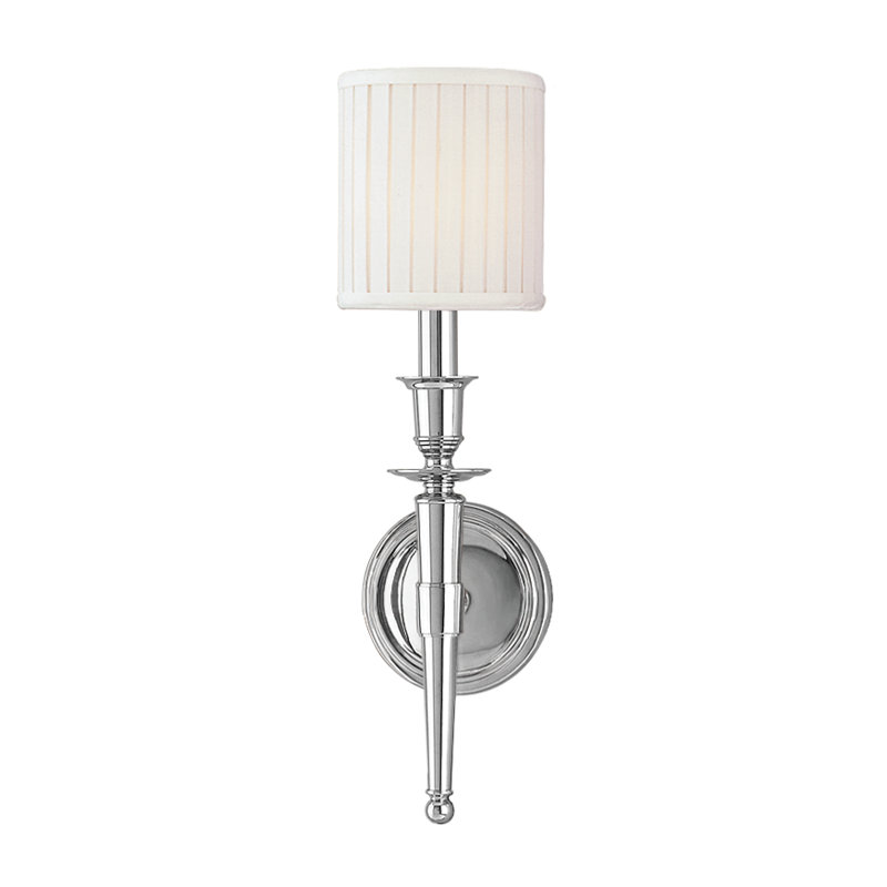 Abington 1 - Light Wallchiere, Polished Nickel