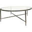 Destri Glass Top End Table