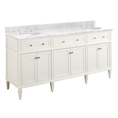 72"" Elmdale Double Vanity for Rectangular Undermount Sinks -  Signature Hardware, 465013