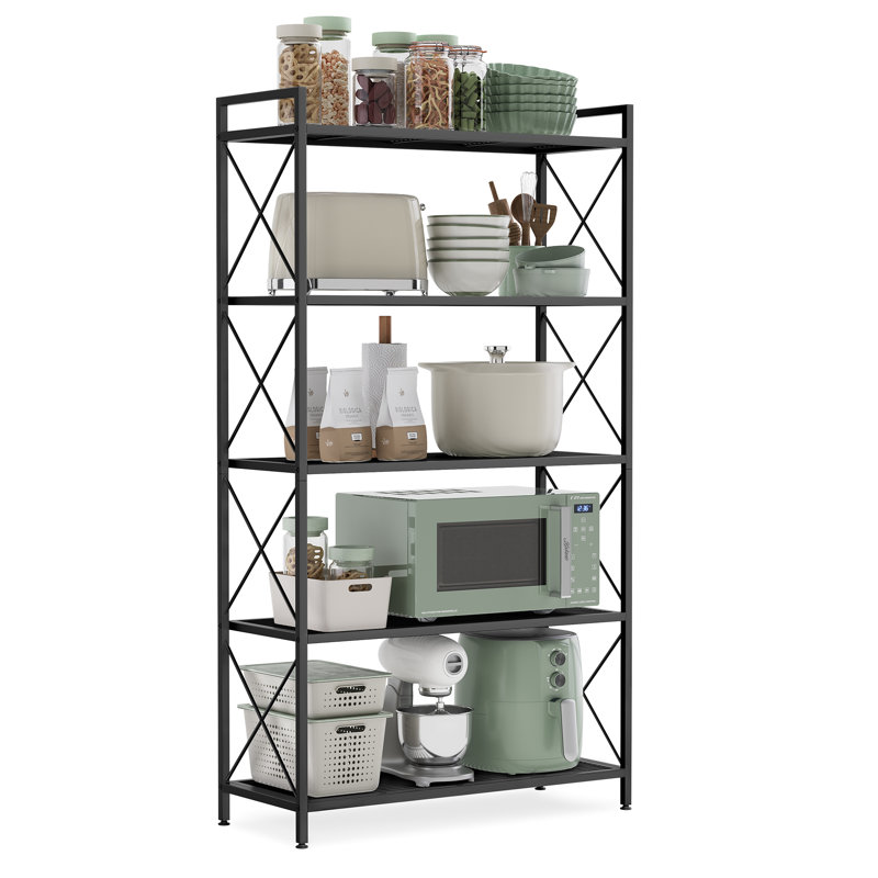 Hall Tree 33.1'' Wide With Bench And Shoe Storage, Heather Greige/Black