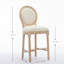 Ensemble de 2 tabourets de bar en bois massif avec tabourets de bar en bois massif