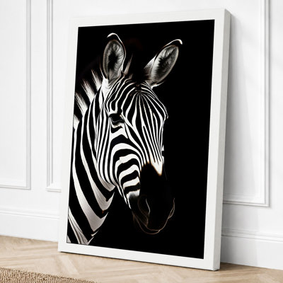 Zebra Profile Minimalist - Print