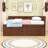 Daybed with Pull-Out Drawers and Shelves-743858462-743858465