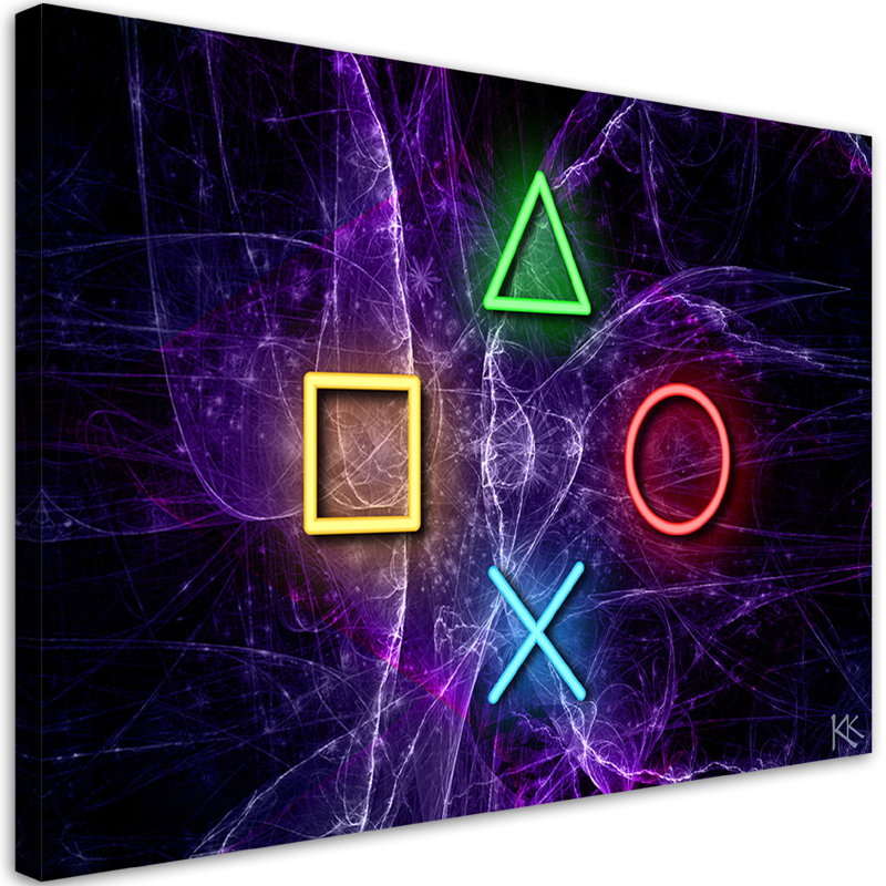 This Is For Gamers - No Frame Print on Canvas, 60cm H x 90cm W