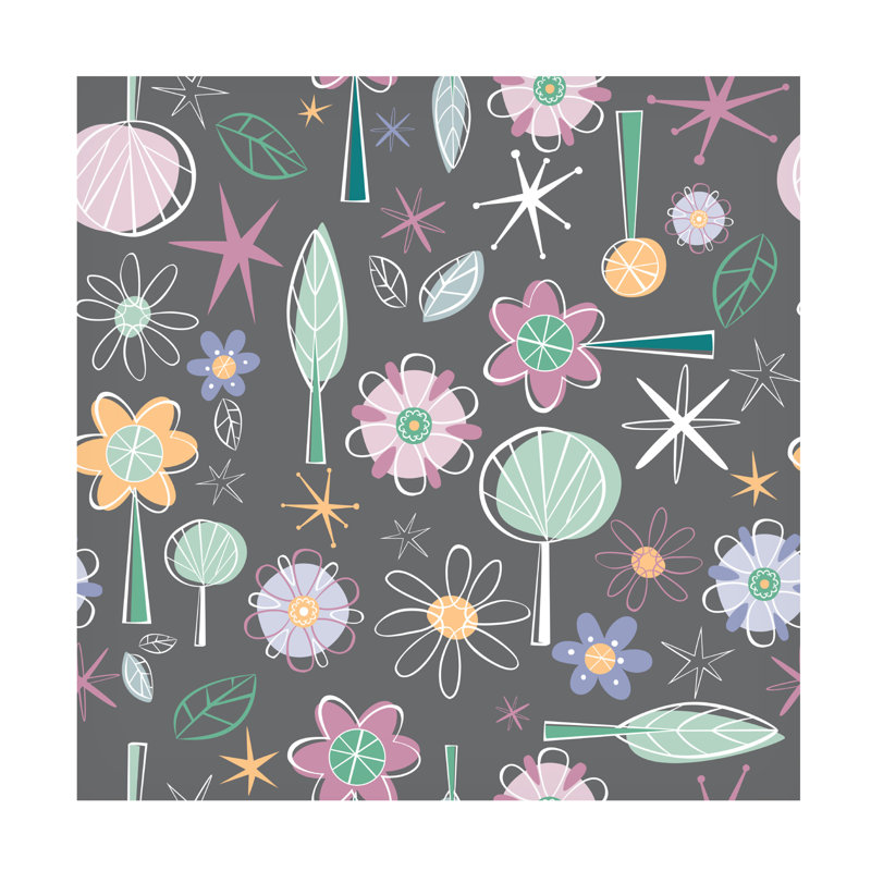 Œuvre d'art sur toile gris Fiona Stokes-Gilbert, H 24 po x l 24 po