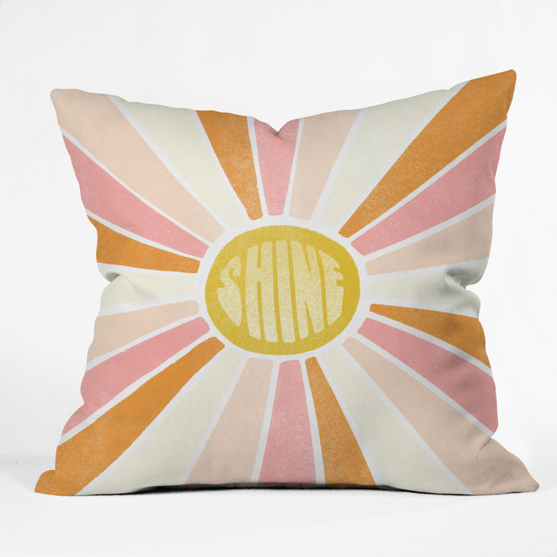 Housse de coussin rectangulaire d'extérieur et insert Sunshinecanteen, 26 po x 26 po