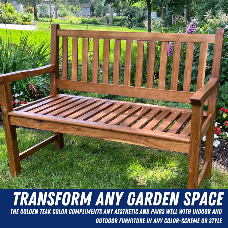 Banc en bois massif