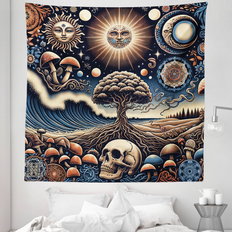 Tapisserie en microfibre, H 88 po x l 88 po