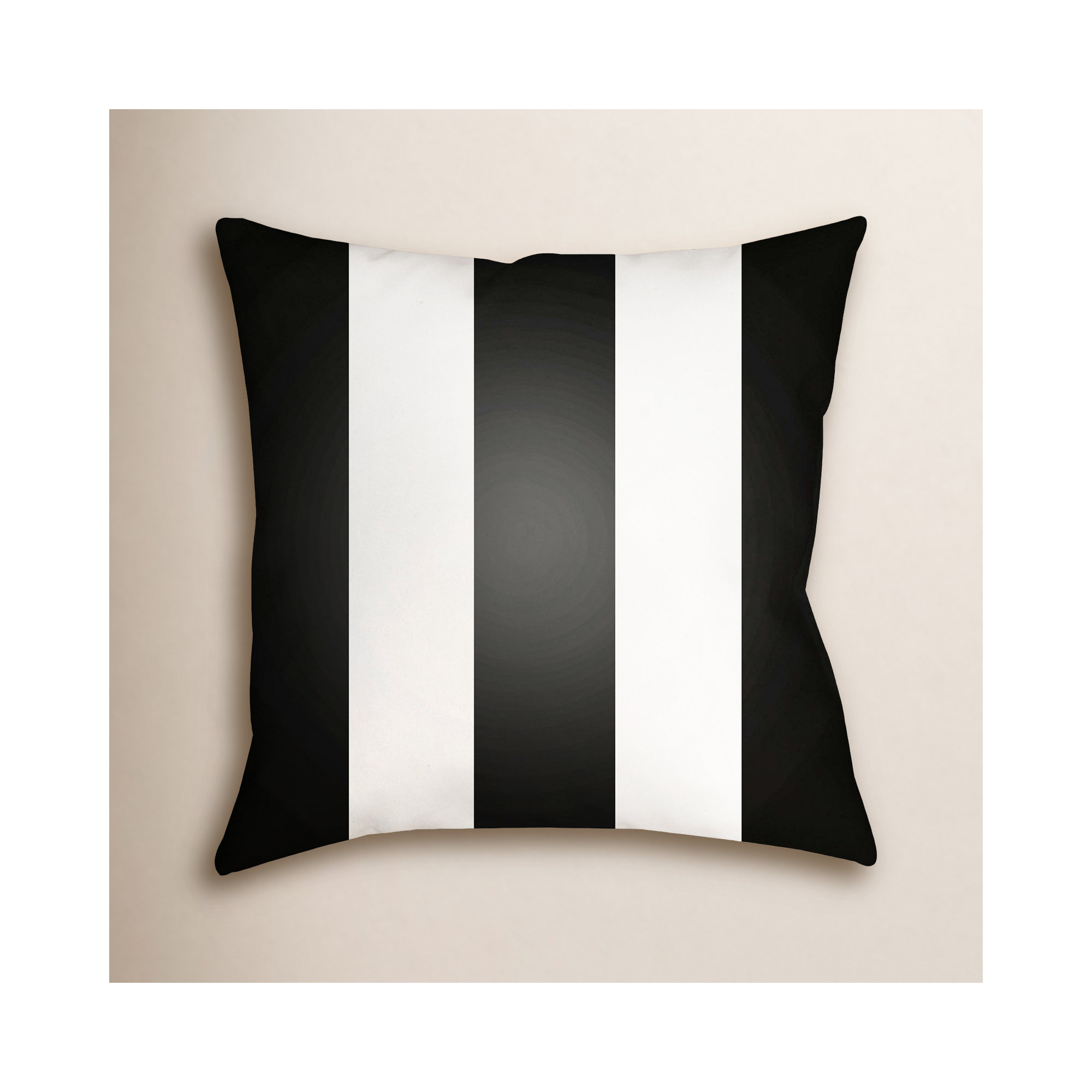 Athena Striped Indoor/Outdoor Throw Pillow, Blue, 20" H x 20" W