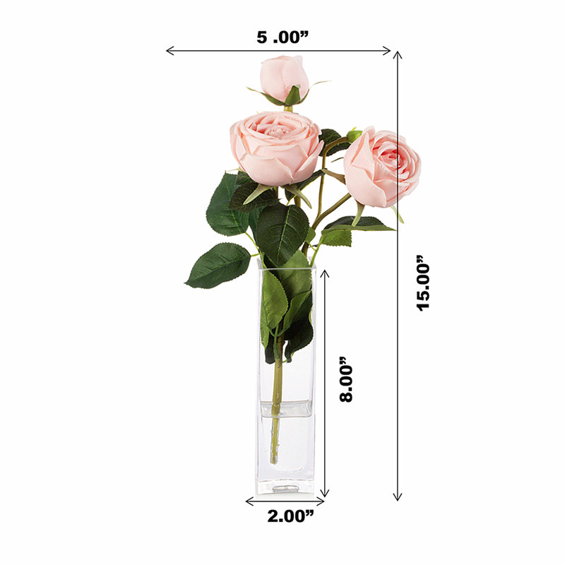 Arrangement floral de roses dans un vase, Rose