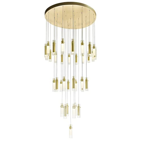 Everly Quinn LED Tiered Chandelier | Wayfair