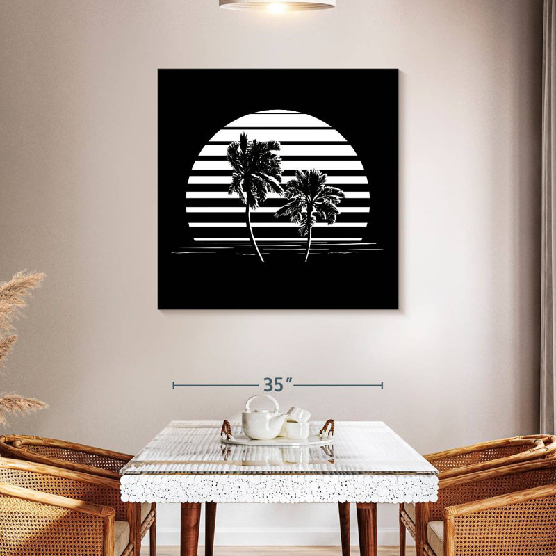 Retro Black Gillard Palms
