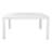 7-Piece Outdoor Dining Set Rectangular Dining Table with Umbrella Hole and 6 Dining Chairs-88388576