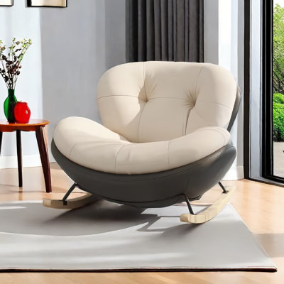 Upholstered Rocking Chair by VIBORZ